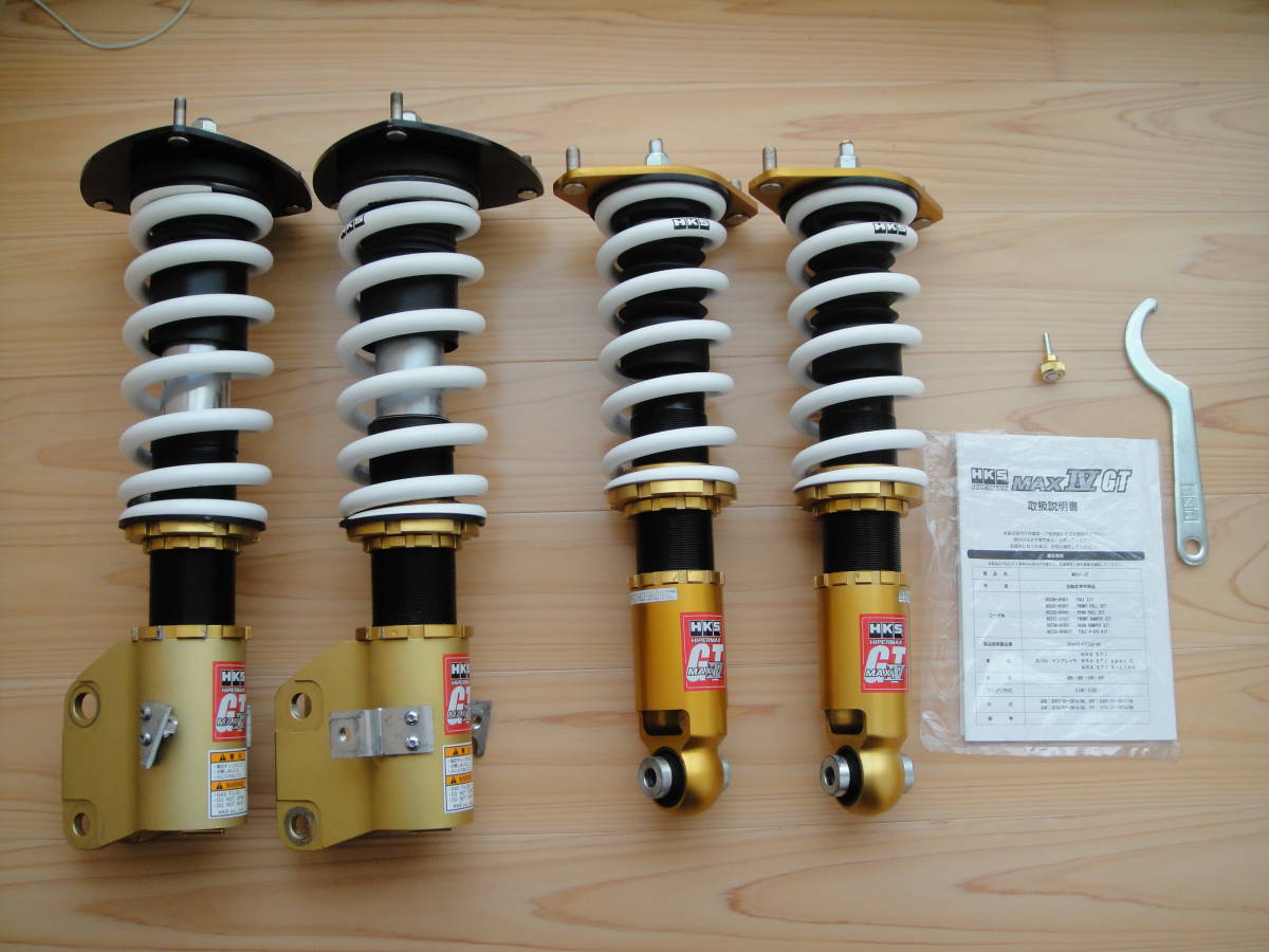 インプレッサ GRB GRF GVB GVF HKS HIPERMAX MAX IV GT 車高調　走行5，000㎞美品！
