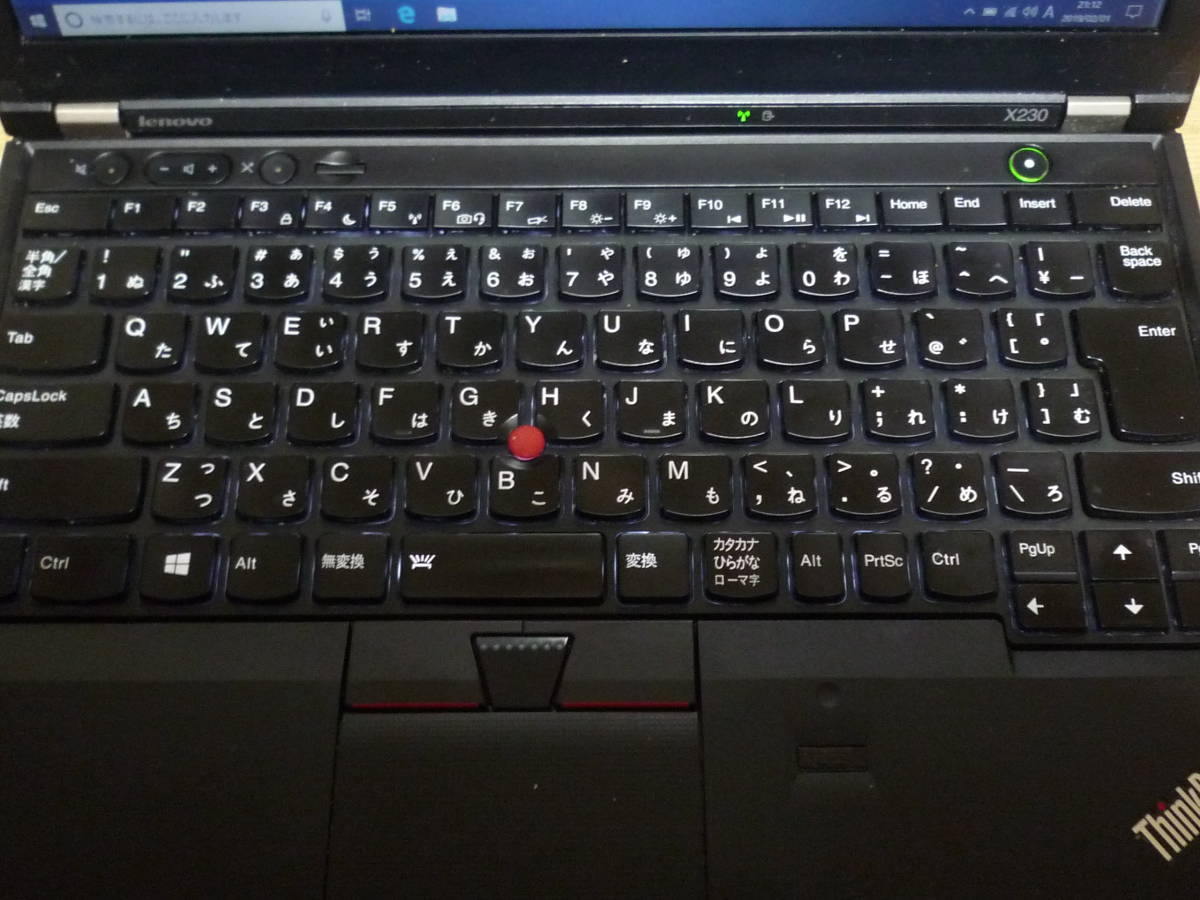 高速美品 Lenovo Thinkpad X230 core i5-3320M 2.6GHz 新品mSATA-SSD搭載 バックライト付きキーボード 4GBメモリ 最新Win10Pro