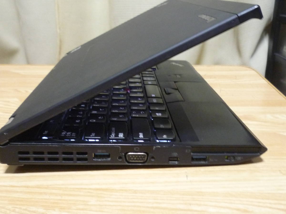 高速美品 Lenovo Thinkpad X230 core i5-3320M 2.6GHz 新品mSATA-SSD搭載 バックライト付きキーボード 4GBメモリ 最新Win10Pro