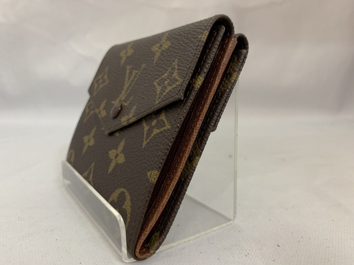 ☆美品☆ルイヴィトン ♪綺麗【ルイヴィトン Louis Vuitton Wホック二つ折り財布 モノグラム ポルト モネ ビエ カルトクレディ M61660 】 モノグラム Wホック 2つ折り財布 ミニウォレット