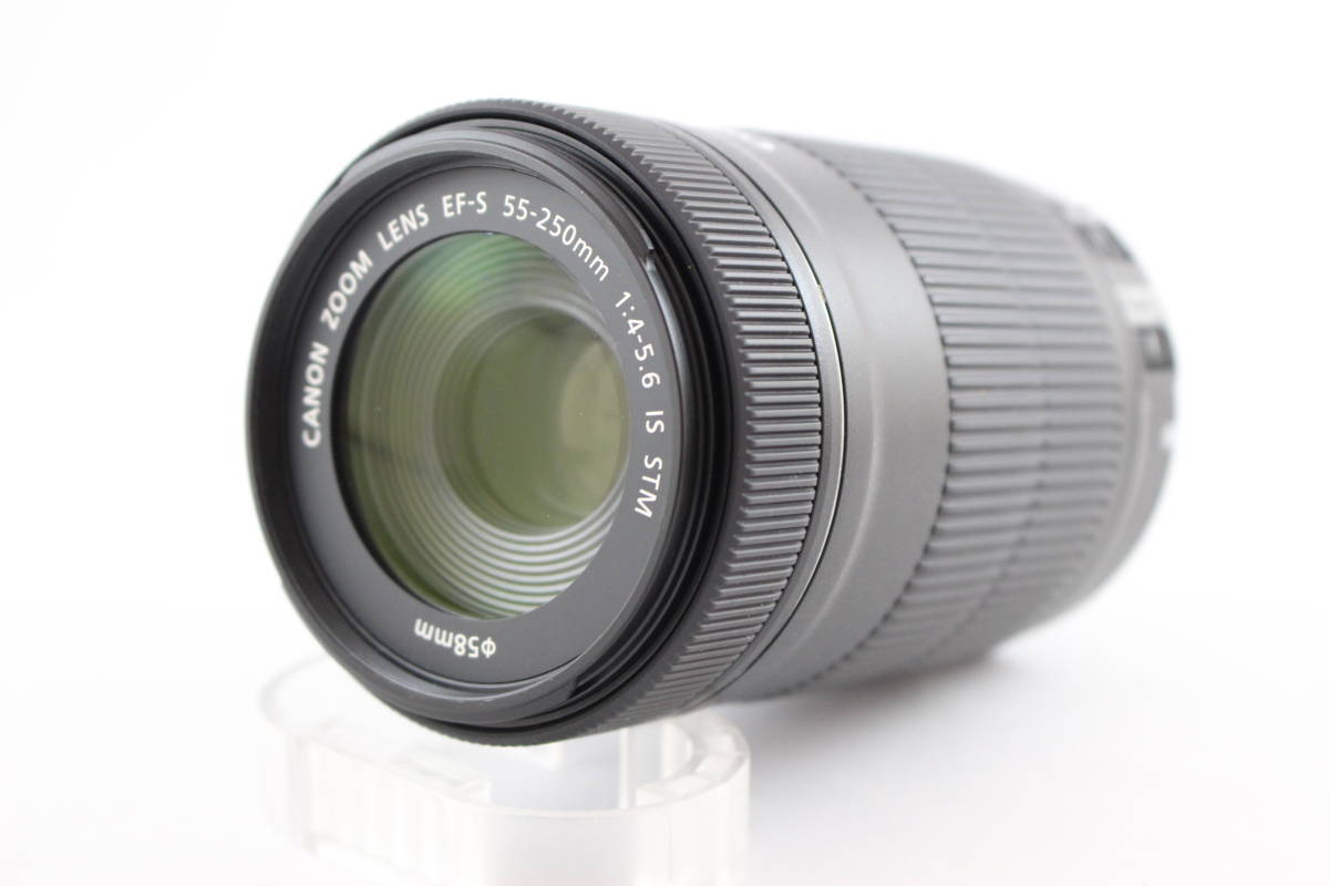Canon キャノン ZOOM LENS EF-S 55-250mm F4-5.6 IS STM レンズ 【公式 