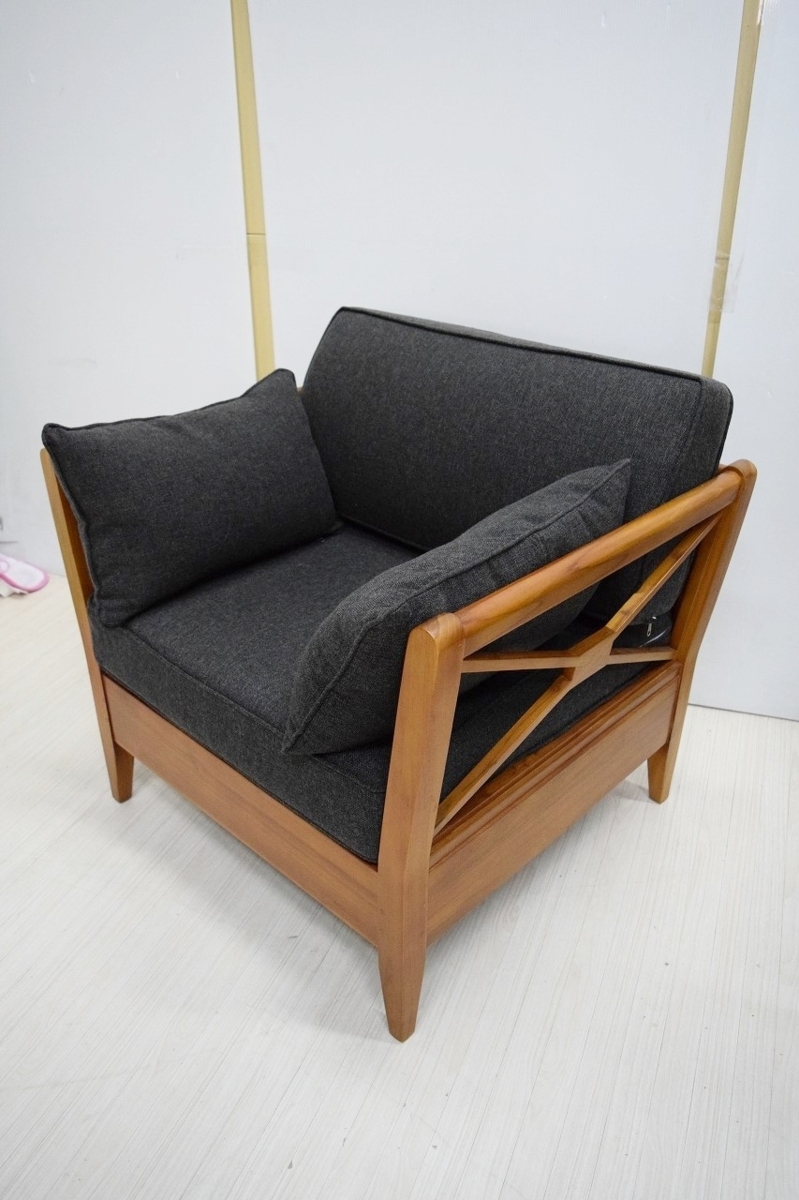 スキャンティークSCANTEAK/1人掛けソファKORS 1P/美品