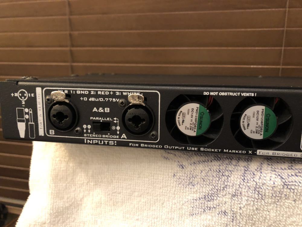 MATRIX GT1000FX 1U パワーアンプ MATRIX GT1000FX パワーアンプ