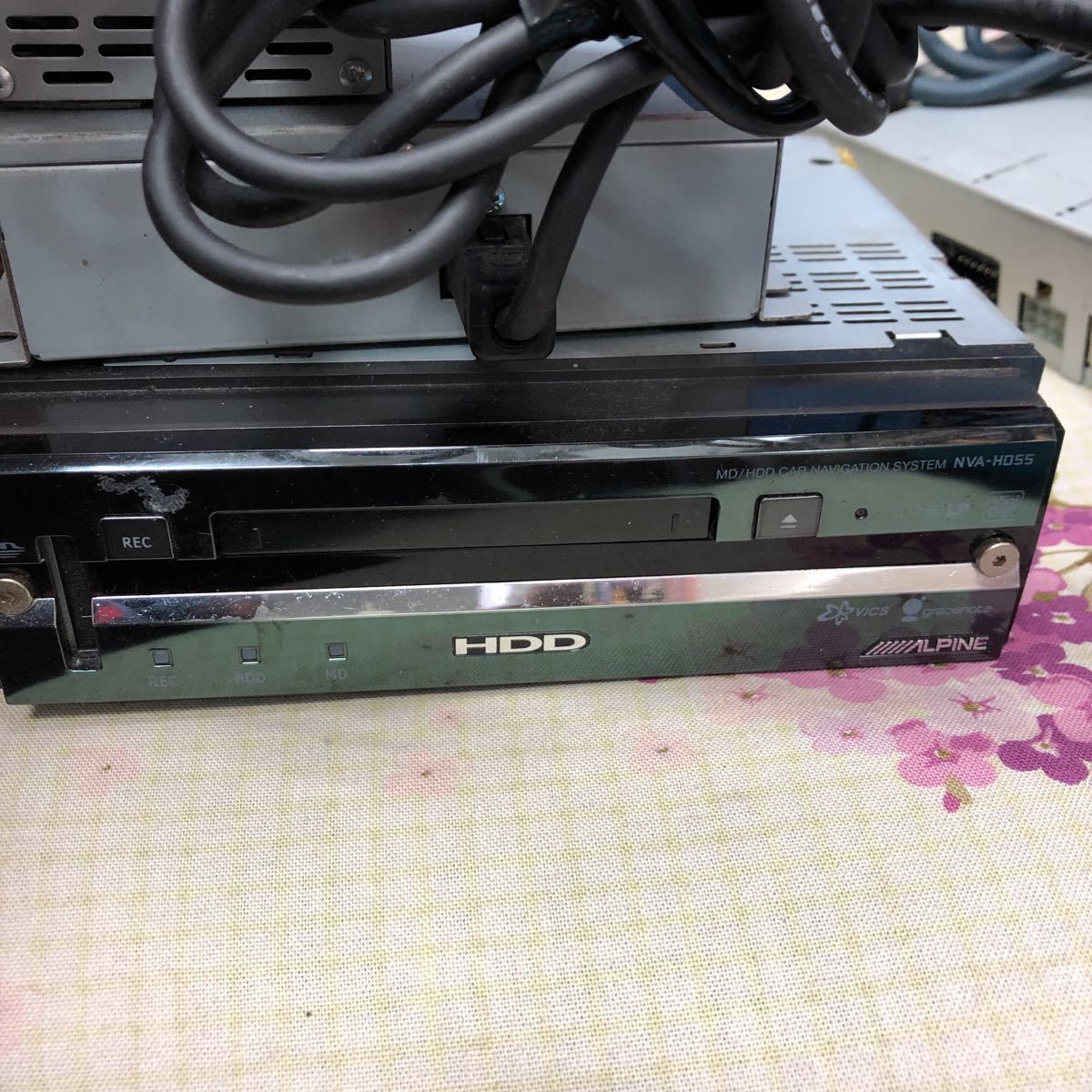 NVA-HD55 アルパイン HDDナビ ALPINE IVA-D310J MD CD HDD 1DIN DVD