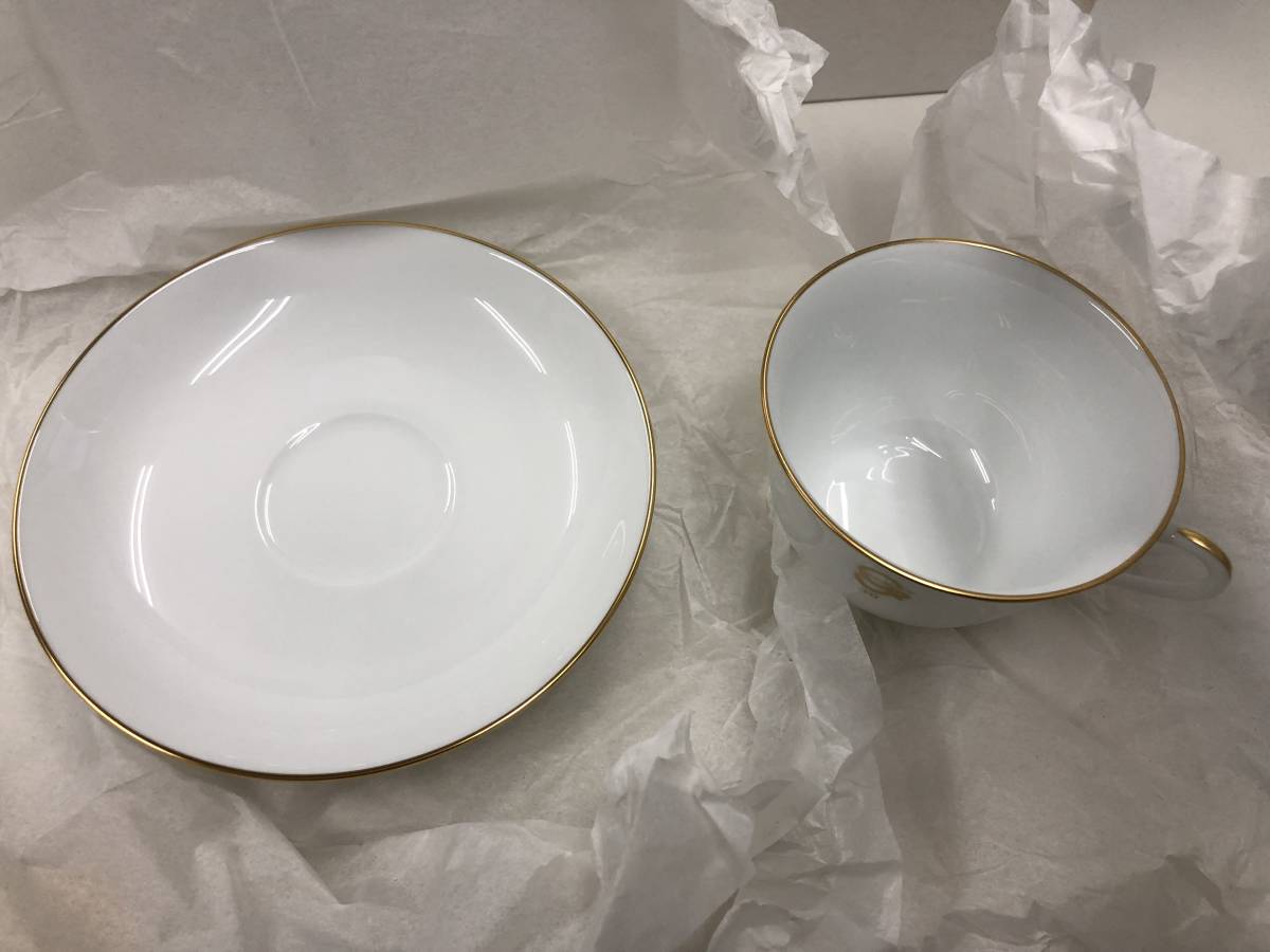 大倉陶園　コーヒーカップ＆ソーサー2客セット/未使用保管品