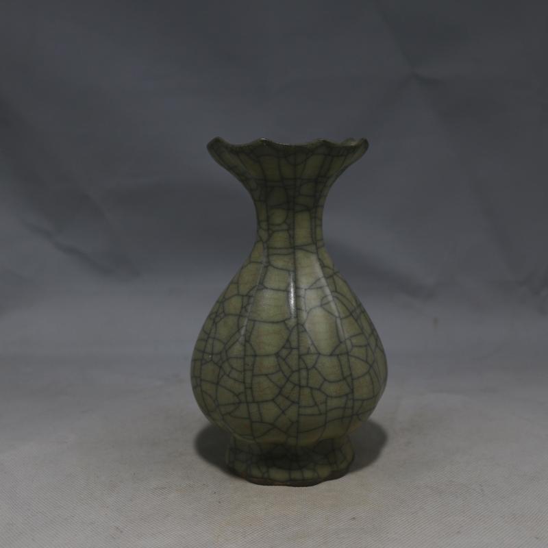 【超激得，新作登場】 宋代 哥窯 描金 花口磁瓶(宋)｜売買されたオークション情報、yahooの商品情報をアーカイブ公開 - オークファン 宋
