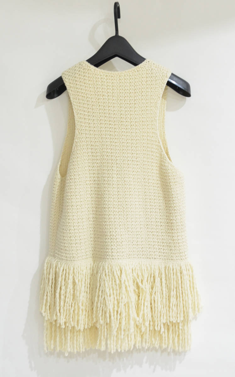 CELINE セリーヌ フリンジ ニット ベスト Y-250790(トップス)｜売買  