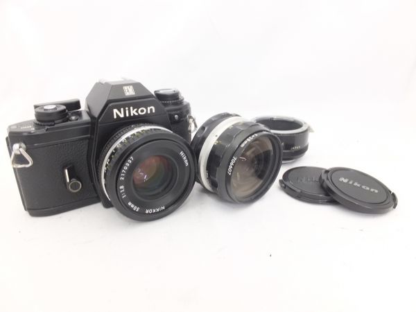 Nikon EMフィルムカメラNIKKOR 50mm F1.8レンズ付き ニコン Nikon 50mm NIKKOR EM Ai-s | F1.8 - AI 一眼レフフィルムカメラ レンズ +