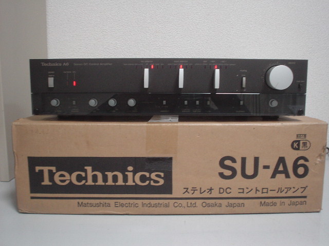 ジャンク品Technics ステレオDCコントロールアンプSU-A6 テクニクス Technics SU-A6 プリアンプ テクニクス コントロールアンプ