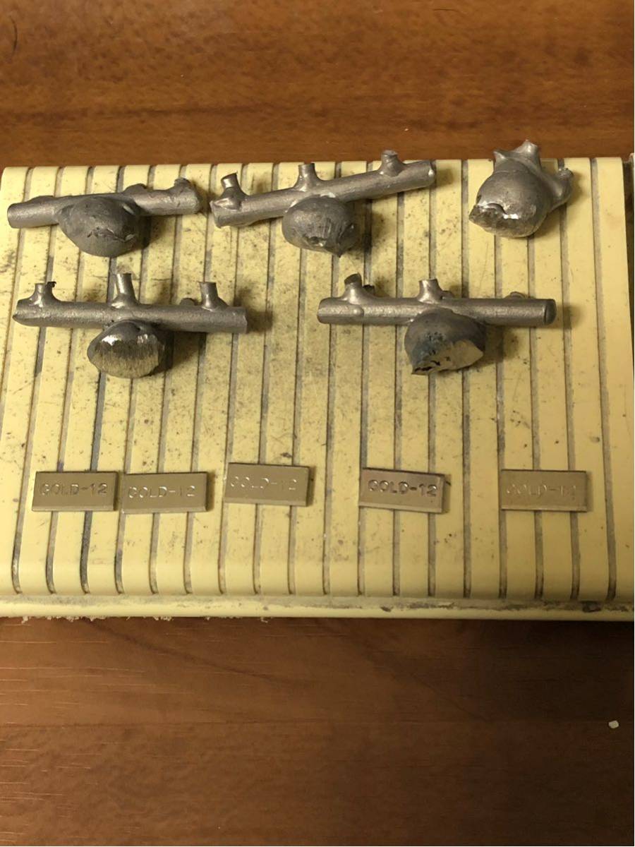 歯科　金パラ　鋳造後のメタルと未使用メタル60グラム　 中古_2