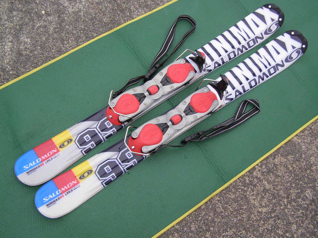 Salomon ファンスキー メンズ ショートスキー 調整ビンディング付 99