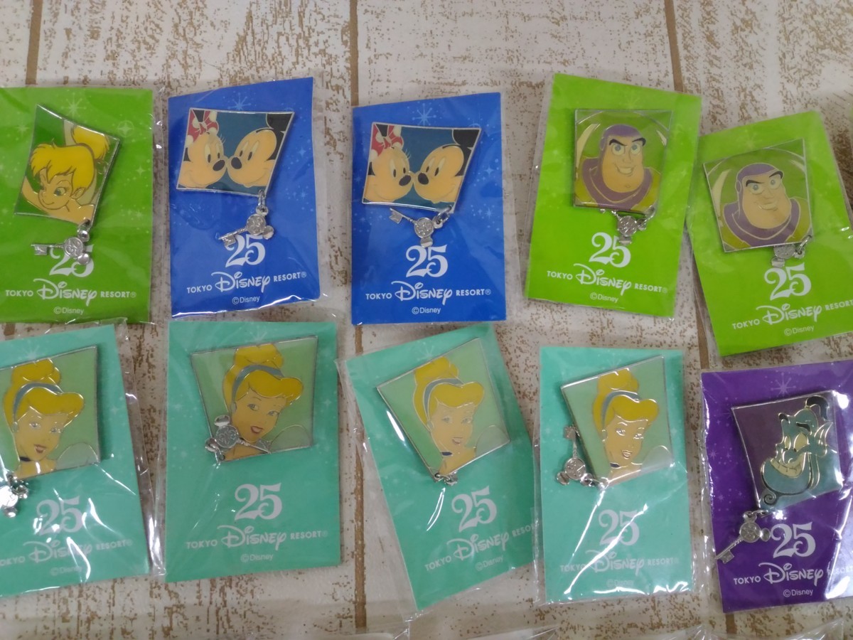 非売品全20種類東京ディズニーリゾート25周年ピンバッジ｜Yahoo TDS 25 