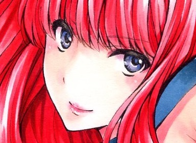 手描きイラスト 重戦機エルガイム ＜ ガウ・ハ・レッシィ ＞ 同人 直筆