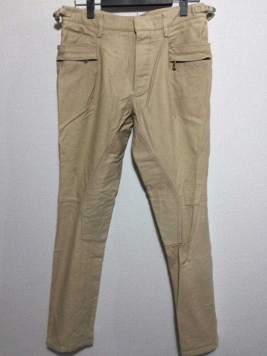赤字超特価，定番人気 BALMAIN バルマン T588 C147 切替バイカーコットンパンツ ブルーベルタグ付 46(男性用)｜売買されたオークション情報、yahooの商品情報をアーカイブ公開 - オークファン 男性用