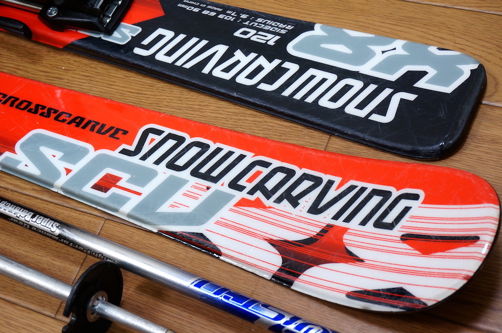 SNOWCARVING 送料2000円□美品 板130cm⁄靴23⁄24⁄25cm□身長125-145cm