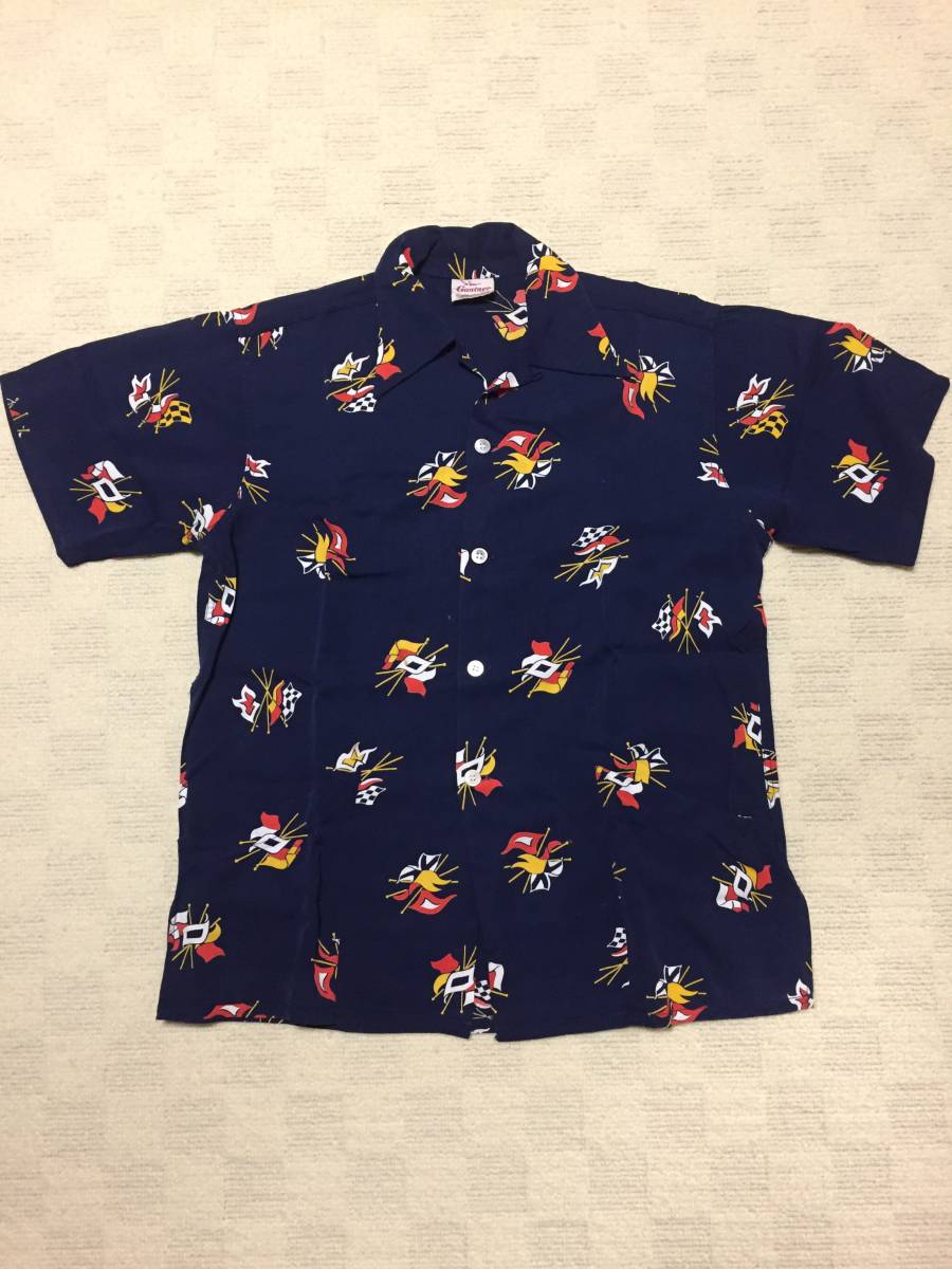 vintage rayonshirt 50s s/s ビンテージ レーヨンシャツ 半袖 サイズＭ