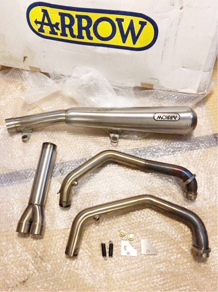 ☆送料無料☆アローARROW 2in1 フルエキマフラー ボンネビル 