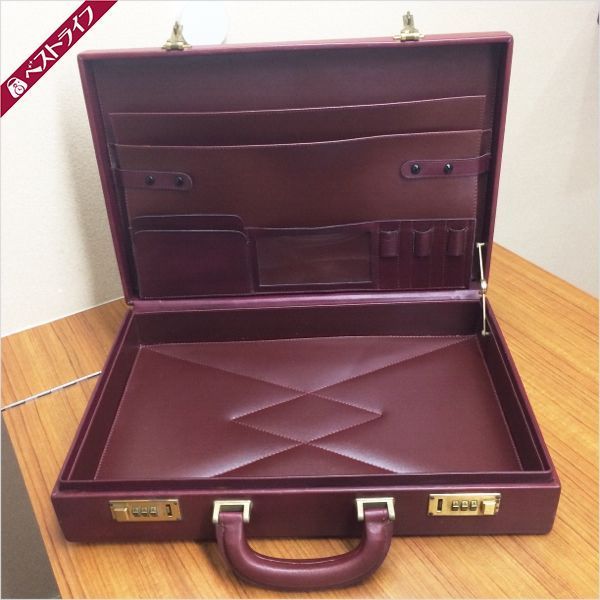 Cartier カルティエ トランクケース ドクターズバッグ マスト ボルドー