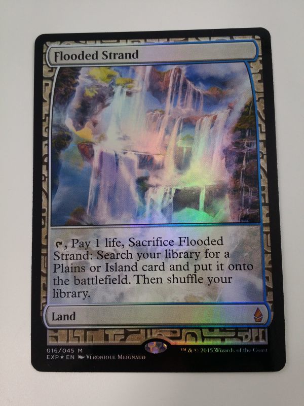お得，新作 MTG 溢れかえる岸辺 / Flooded Strand (B) Zendikar