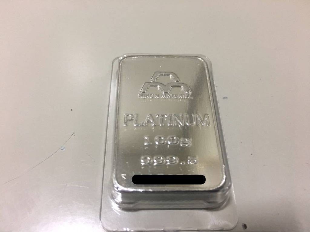 本物保証，限定セール 日本マテリアル製 プラチナインゴット100g(プラチナ)｜売買されたオークション情報、yahooの商品情報をアーカイブ公開 - オークファン プラチナ