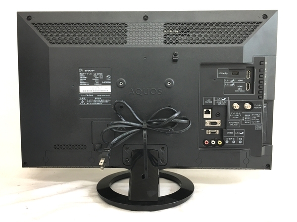SHARP シャープ AQUOS LC-24K30-B 24型 液晶 テレビ ブラック 中古 T3789495