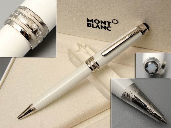 NHK ロゴ入り カランダッシュ CARAN D'ACHE 万年筆 K18 750 ペン先 F