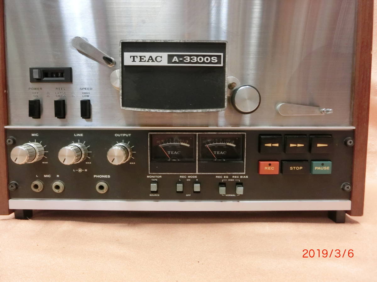 TEAC オープンリールデッキ A-3300S A-3300SX ジャンク (ジャンク品