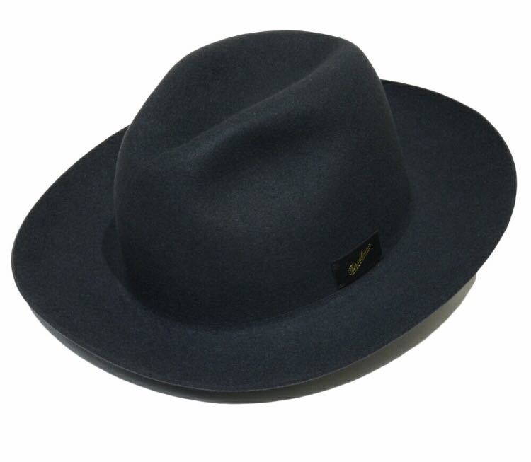Borsalino ボルサリーノ パナマハット ブラック ストロー イタリア製 Borsalino ボルサリーノパナマ 黒 パナマハット Borsalino