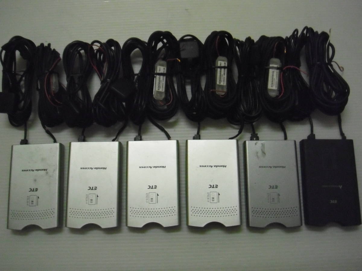 ●ホンダ純正 三菱電機 ETC 6個 セット ETH-083M 063M 9U43 業者向け 中古