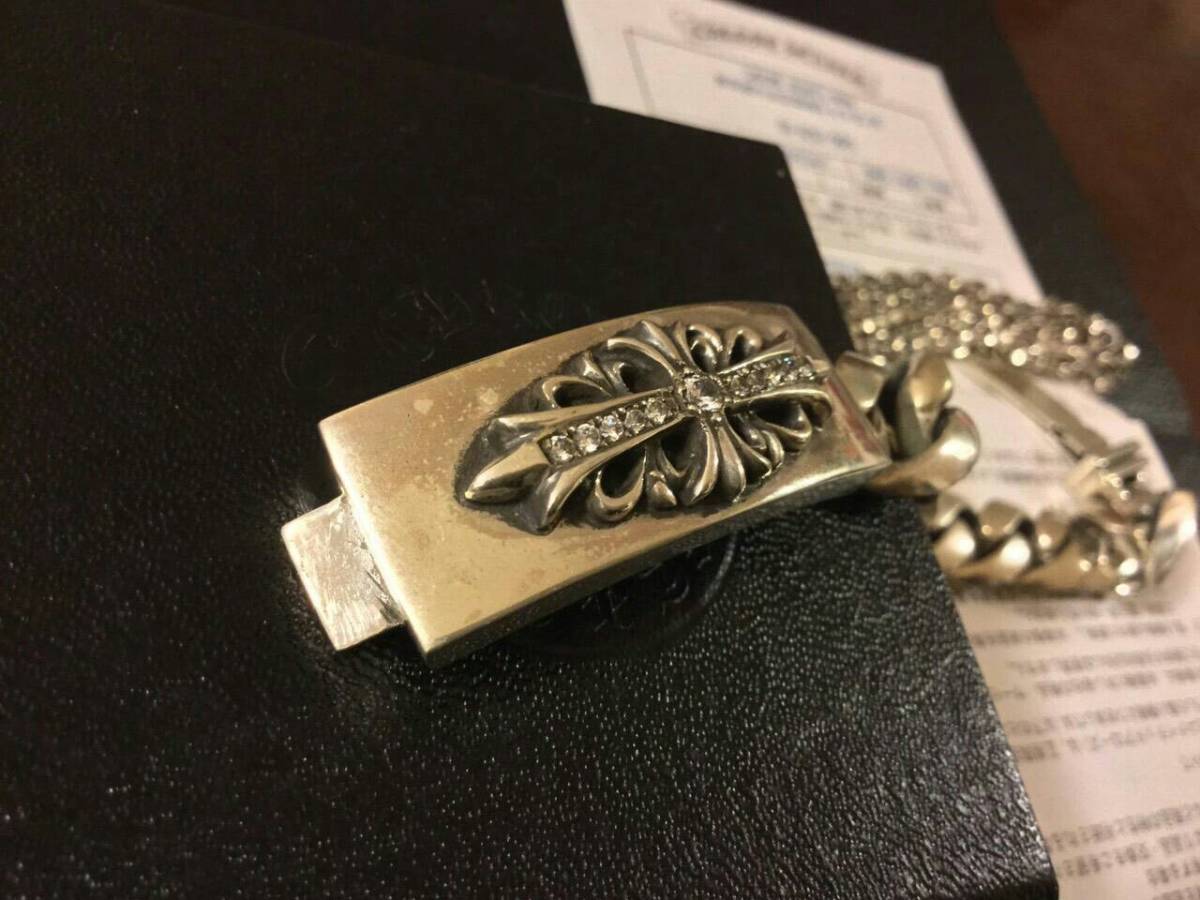 クロムハーツ フローラルクロスリング 純正パヴェダイヤ インボイス