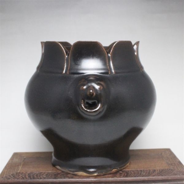 美術品・アンティーク・コレクション 中国清時代茶色香炉