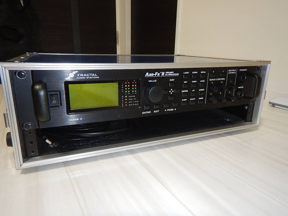 FRACTAL Axe Fx-Ⅱ XL ＆ 3Uラックケース フラクタル FRACTAL Axe Fx