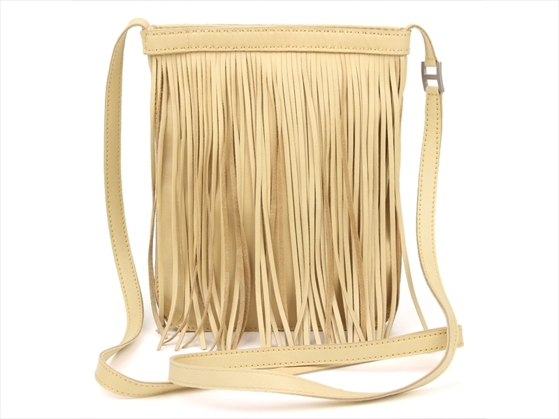HERMES【エルメス】トゥドゥスイフト ベージュ フリンジ ショルダー