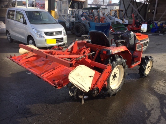 札幌発☆トラクター！　ヤンマー　F145　F145D　4WD！　ディーゼル！　アワー300時間台！　ロータリー付き！　売り切り！ 【引き取り限定】_2