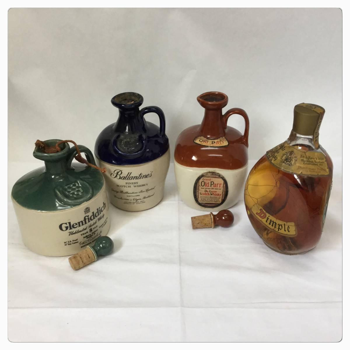 最終値下げ】【古酒セット】Old Parr Dimple 他 ウイスキー 3本 未開栓古酒