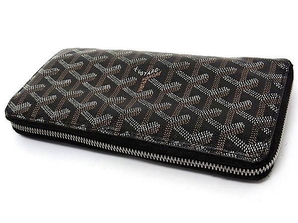 1円 □美品□ GOYARD ゴヤール ヘリンボーン マティニヨン ジップGM