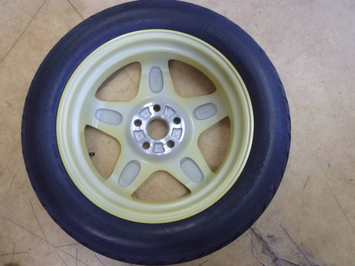 未使用30系 アルファード/ヴェルファイア純正T155/80D17 スペアタイヤ TOYOTA トヨタ 30系 アルファード/ヴェルファイア 純正 ? スペアタイヤ