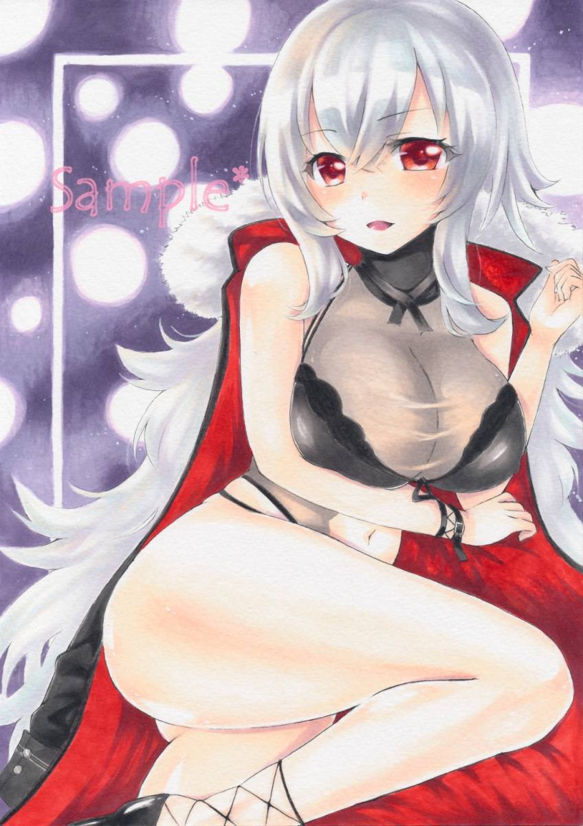 同人手描きイラスト アズールレーン グラーフ ツェッペリン 水着 手描きイラスト 売買されたオークション情報 Yahooの商品情報をアーカイブ公開 オークファン Aucfan Com