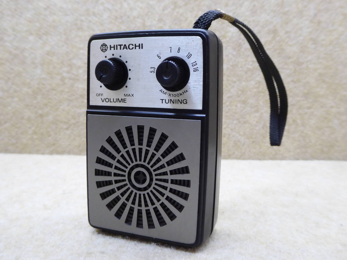 希少！日立 AMトランジスタラジオ TH603 動作品 オマケ新品電池付き