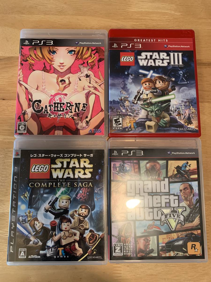 【中古品】PlayStation3 本体 コントローラー3個付き＆おまけソフト4本付き_4