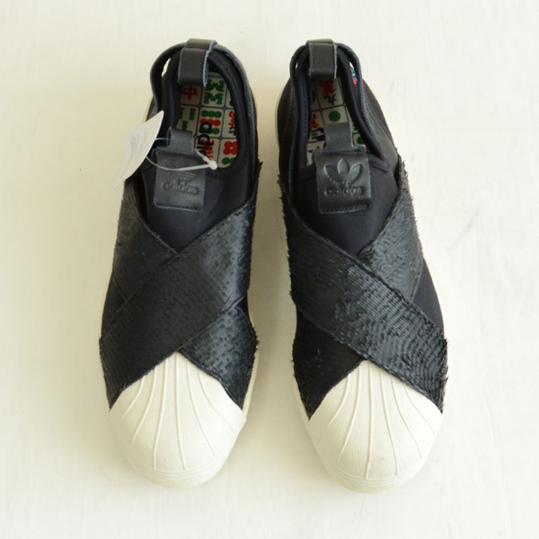 品質保証，限定SALE アディダス SUPERSTAR SLIP ON W スーパースター スリッポン 黒 ブラック 26.5cm 酉年 麻雀(26.5cm)｜売買されたオークション情報、yahooの商品情報をアーカイブ公開 - オークファン 26.5cm