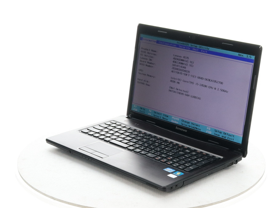 G570 Lenovo 0 Core i5 lenovo ノートパソコン 2.30GHz 2410M Windows7