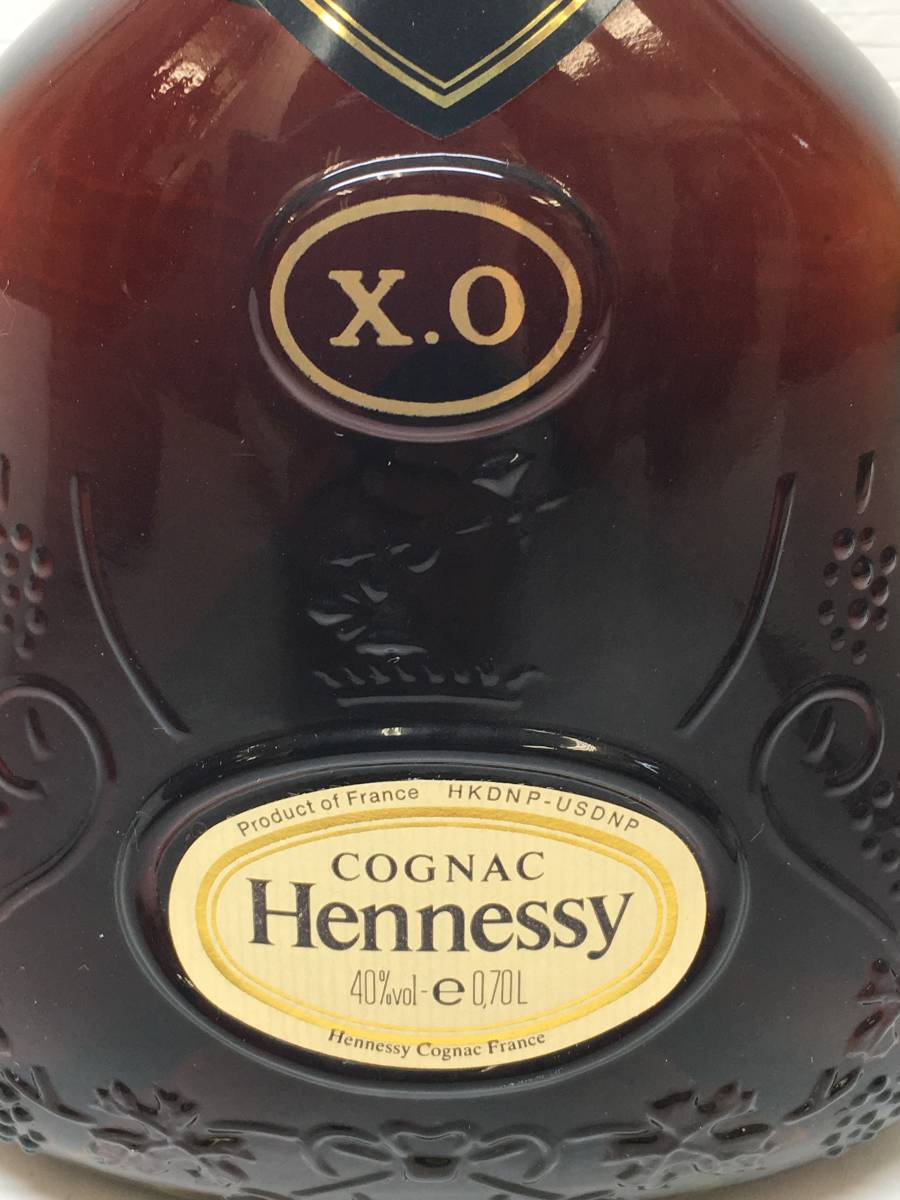 ​【希少・未開栓】ヘネシー エクストラ 金キャップ 700ml 1970年代 Hennessy XO ヘネシー 金キャップ グリーンボトル 700ml 未開栓 2