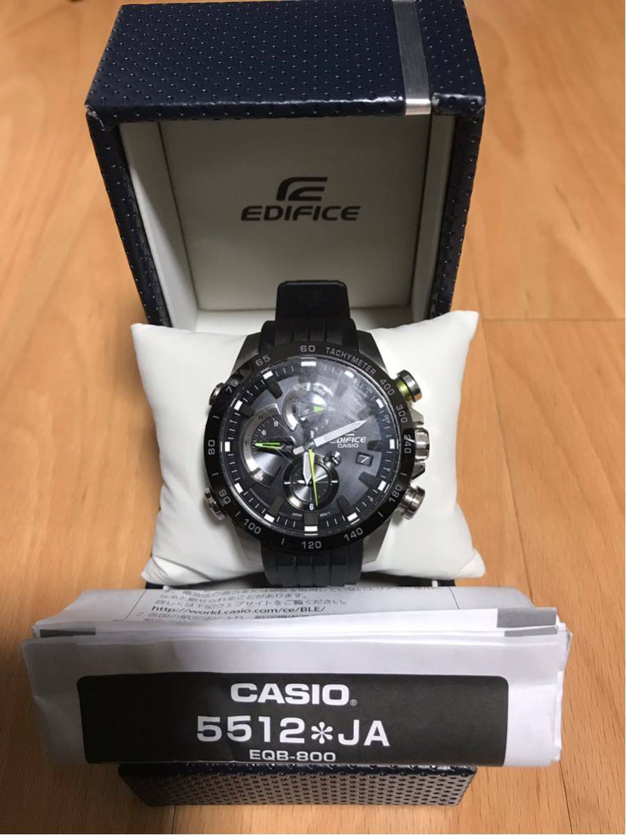 CASIO/カシオ EDIFICE/エディフィス EQB-800 腕時計 タフソーラー 