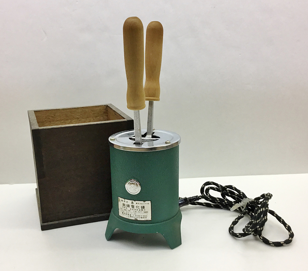 裁縫電化こて 鏝 和裁 アイロン 昭和レトロ ナショナル 裁縫こて 和裁