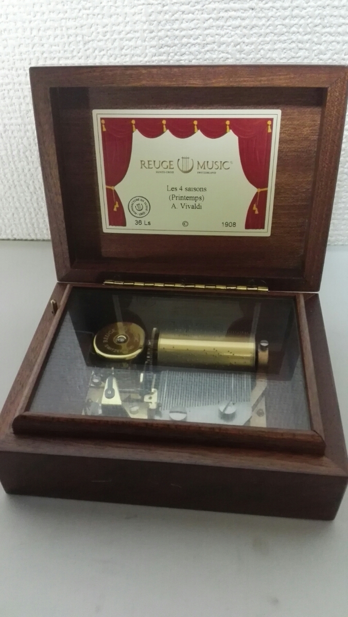 リュージュ オルゴール 36弁 REUGE ヴィヴァルディ 四季 Les