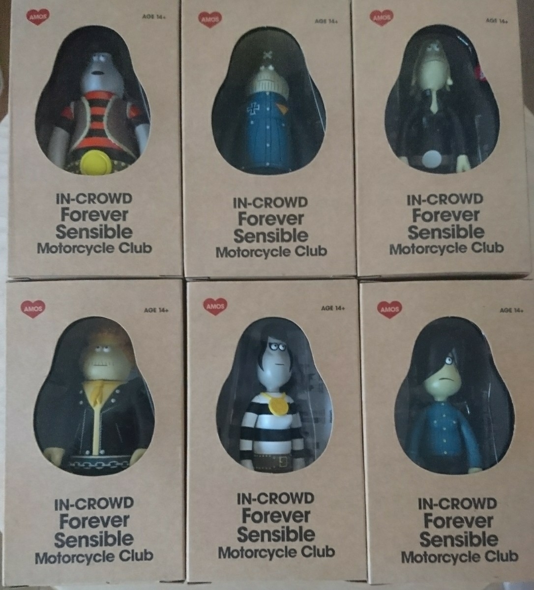 AMOS Forever Sensible TOY James - Jarvis Club Motorcycle 6体セット