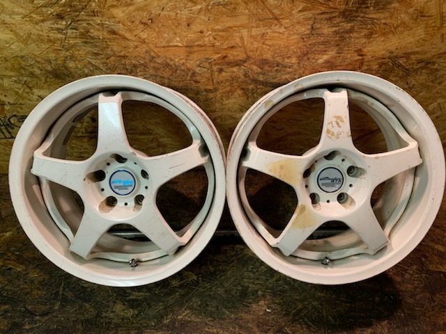 ENKEI サーキュラー GTA 17×8.5J5HPCD114.3+35 2本Set ドリフト