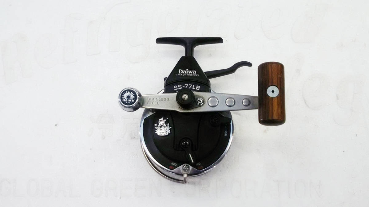 ダイワ Daiwa バイキング VIKING SS-77LB レバーブレーキ リール 美品