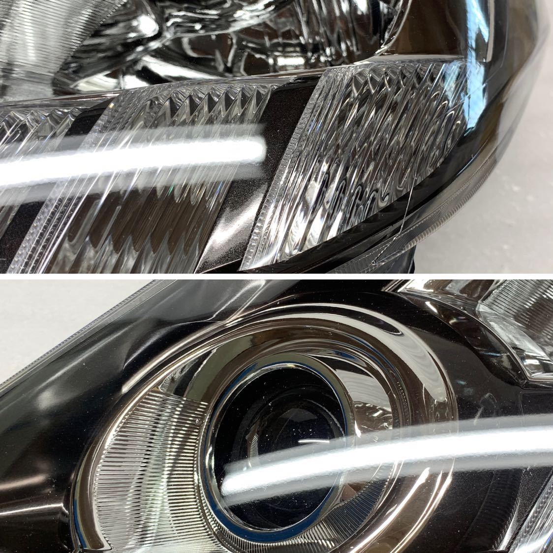アルファード S ANH20W 後期 純正 HID ヘッドライト 左右 AFSなし